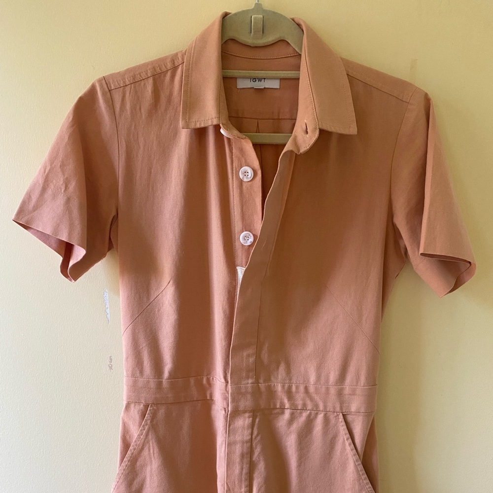 IGWT In God We Trust Coral Jumpsuit